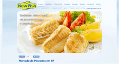 Desktop Screenshot of newfish.com.br